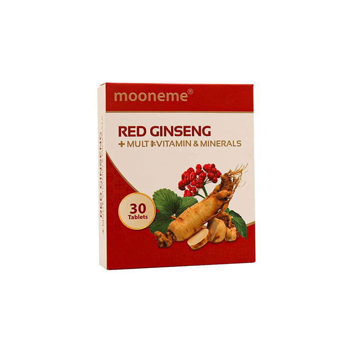 قرص رد جینسینگ و مولتی ویتامین مینرال اکسیر آفرین آریا 30 عدد